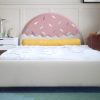 Łóżko Dziecięce Confetti Double Bed - Podwójne Łóżko Tapicerowane Z Wysuwaną Szufladą
