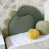 Łóżko Dziecięce Double Bed Dino - Podwójne Łóżko Tapicerowane Z Wysuwaną Szufladą Spania