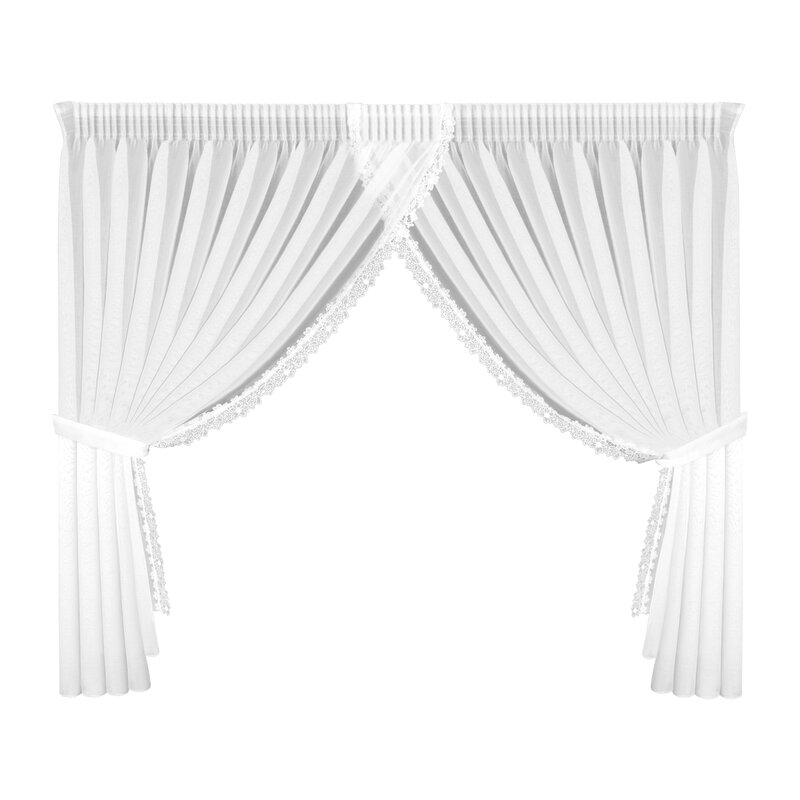 Firana gotowa Artemida 1 biała 400 X 160 cm – rozświetla wnętrze