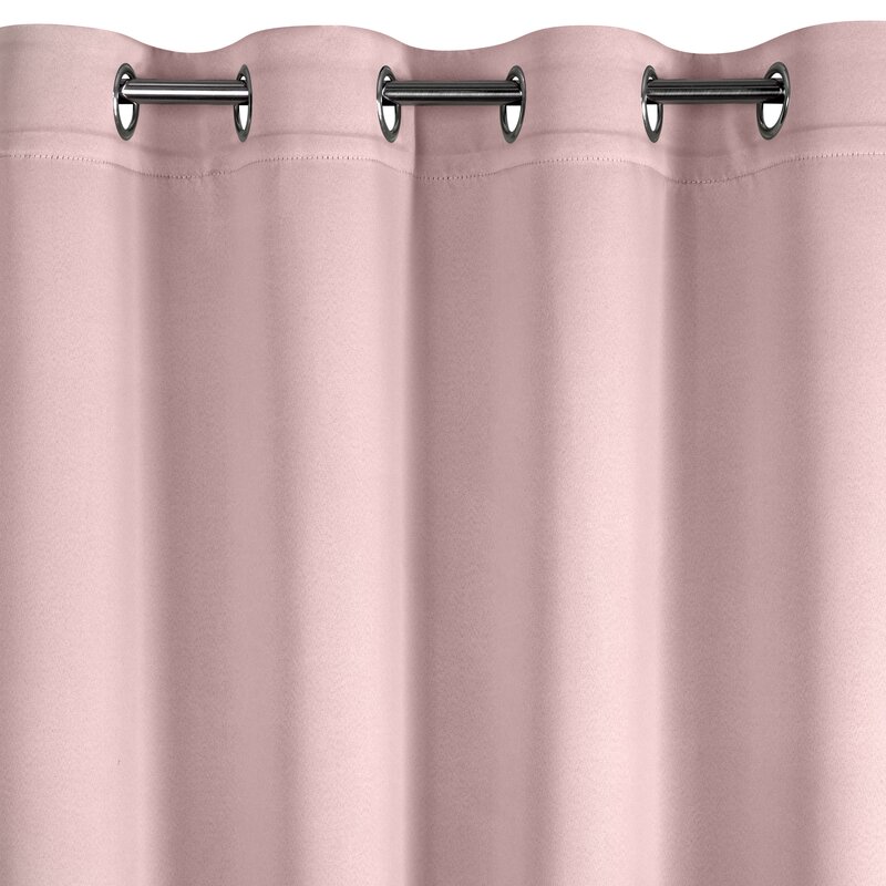 Zasłona gotowa Nerisa pudrowy róż 140 X 250 CM – zapewnia intymność