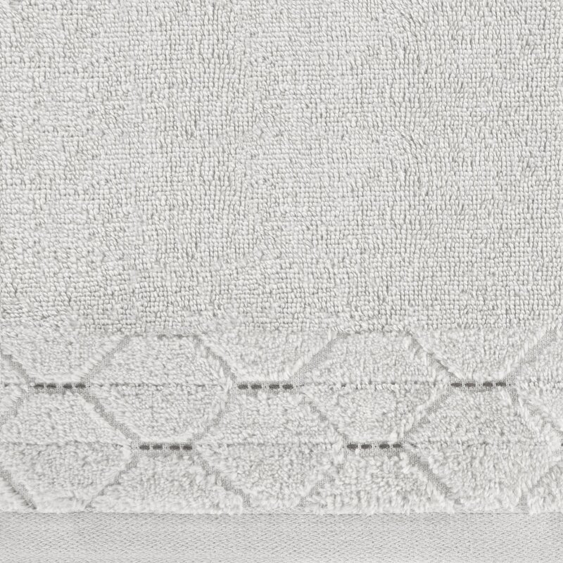 Ręcznik welurowy LUMIA srebrny 30 X 50 cm – miękki i chłonny