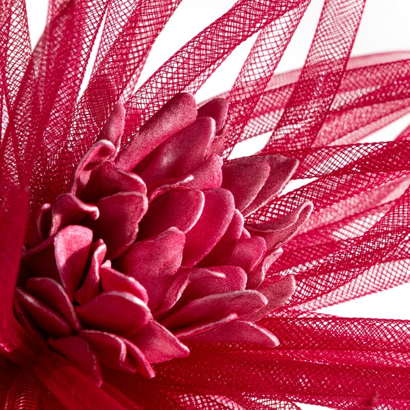KWIAT ORGANZA 4 O 30 X 80 CM BORDOWY