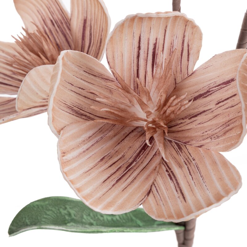 Kwiat dekoracyjny Flore beżowy O 15 X 70 CM – naturalny urok do wnętrz