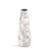 Wazon ceramiczny Rita biały O 9 X 25 CM – na susze i kwiaty