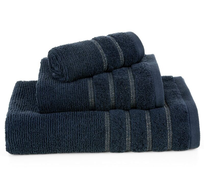Ręcznik Amira granatowy 50 X 90 CM – miękki i puszysty