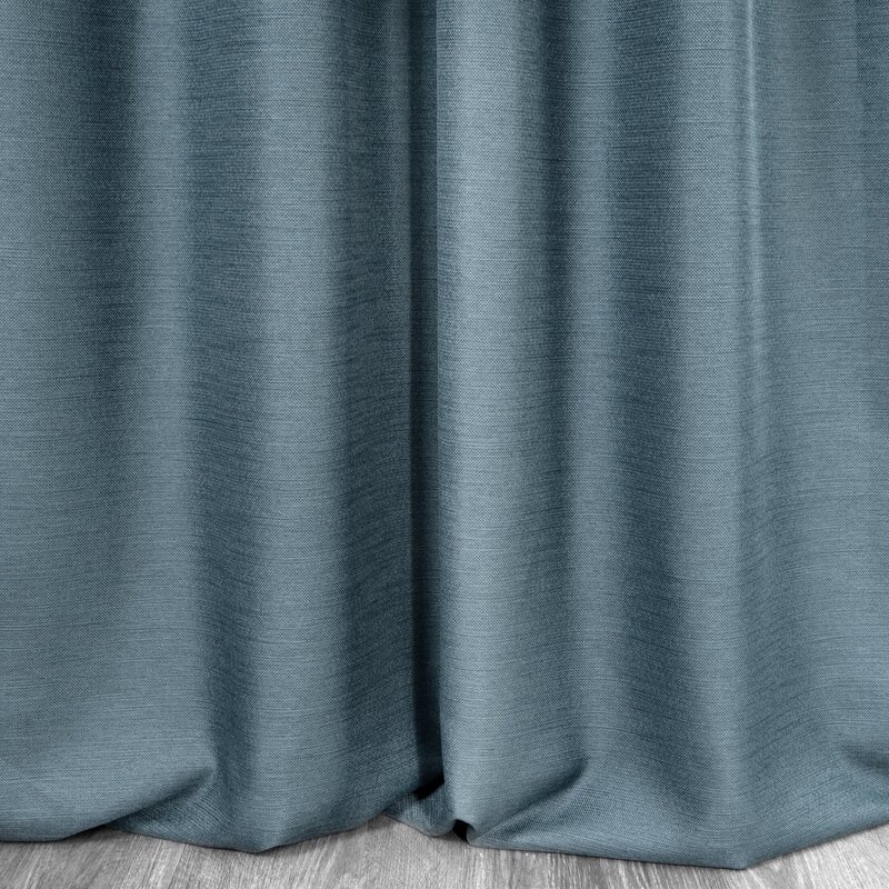 Zasłona gotowa Style niebieska 140 x 250 cm – delikatnie filtruje światło
