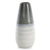 Wazon ceramiczny Viki biały O 19 X 39 CM – do nowoczesnych wnętrz