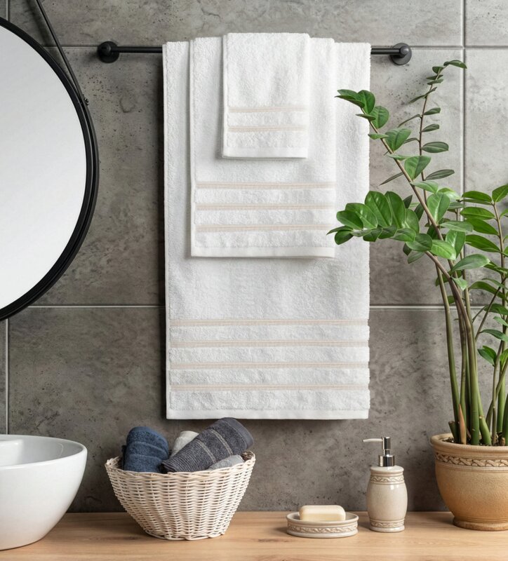 Ręcznik Amira kremowy 50 X 90 CM – miękki i chłonny