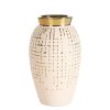 Wazon ceramiczny Rita biały O 9 X 25 CM – na susze i kwiaty