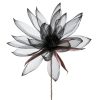 KWIAT ORGANZA 3 O 35 X 65 CM CZARNY