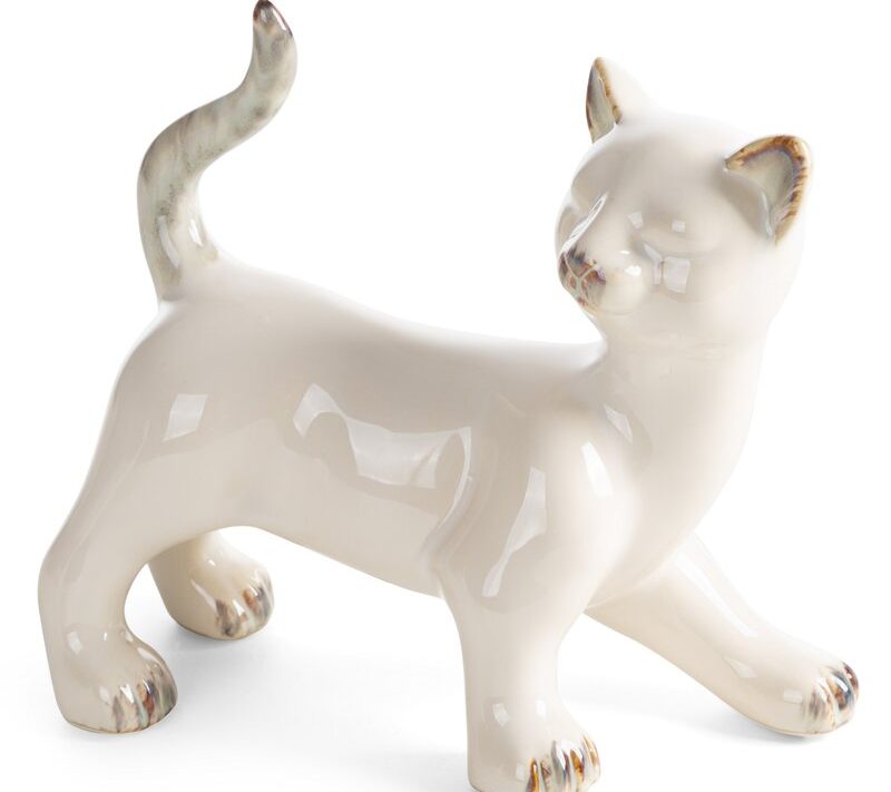 Figurka ceramiczna AVANI (07) kremowy 20 X 10 X 18 CM – uroczy akcent wnętrza