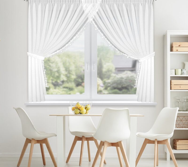 Firana gotowa Artemida 1 biała 400 X 160 cm – rozświetla wnętrze