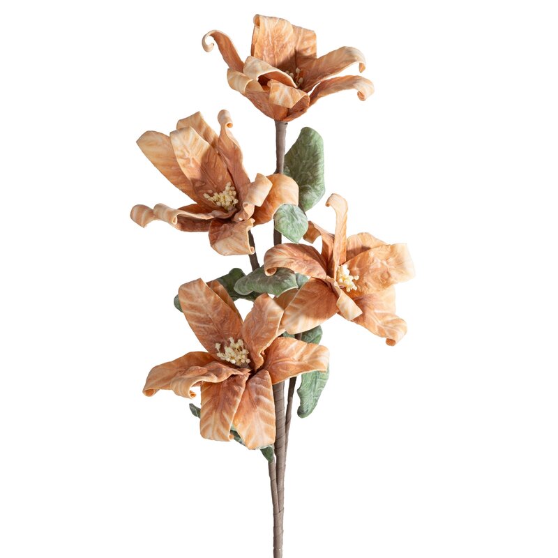 Kwiat dekoracyjny Flore 868 jasnopomarańczowy O 20 X 70 CM – wnosi ciepło do wnętrza
