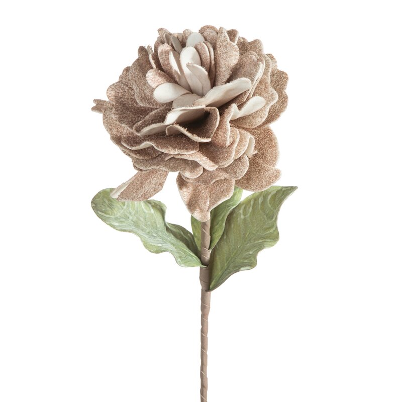 Kwiat dekoracyjny Flore ciemnobeżowy O 25 X 75 CM – idealny do wazonu
