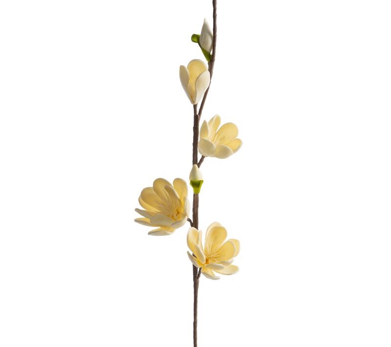 Kwiat dekoracyjny Flore 842 kremowy 12 X 82 cm – dla lekkości wnętrza
