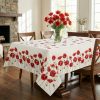 Obrus gobelinowy Maki naturalny 140X180 – wiosenna elegancja