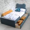 Podwójne Łóżko Wysuwane Double Bed Miś Teddy - Funkcjonalność dla Rodzeństwa