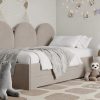 Łóżko Młodzieżowe Double Bed Z Panelami Ściennymi - Podwójne Łóżko Tapicerowane Z Wysuwaną Szufladą