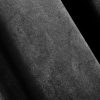 Zasłona gotowa D91 Rosa czarna 140 X 250 CM – miękka i zaciemniająca