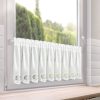 Firana gotowa Lila biała 150 X 40 cm – do kuchni i jadalni