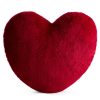 Poszewka na poduszkę Heart pudrowa 45 X 45 CM – miękka i futrzana