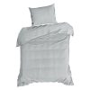 KOMPLET POŚCIELI MUSLIN 160 X 200 CM SREBRNY