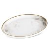 Patera ceramiczna ROB (02) biała 23 X 23 X 6 cm – na stół i komodę