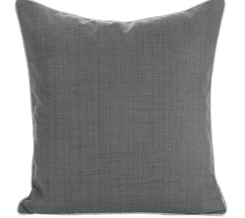 Poszewka dekoracyjna GARDEN3 stalowy 45 X 45 CM – na taras i do salonu