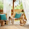 Poszewka Garden3 turkusowa 45 X 45 – na taras i balkon