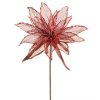 Kwiat dekoracyjny Flore 871 czerwony O 35 X 70 CM – ażurowy design