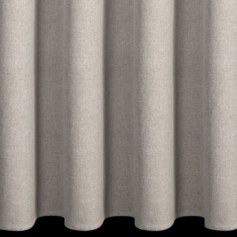 Zasłona gotowa Zoey beżowa 140 X 270 CM – 100% zaciemnienia