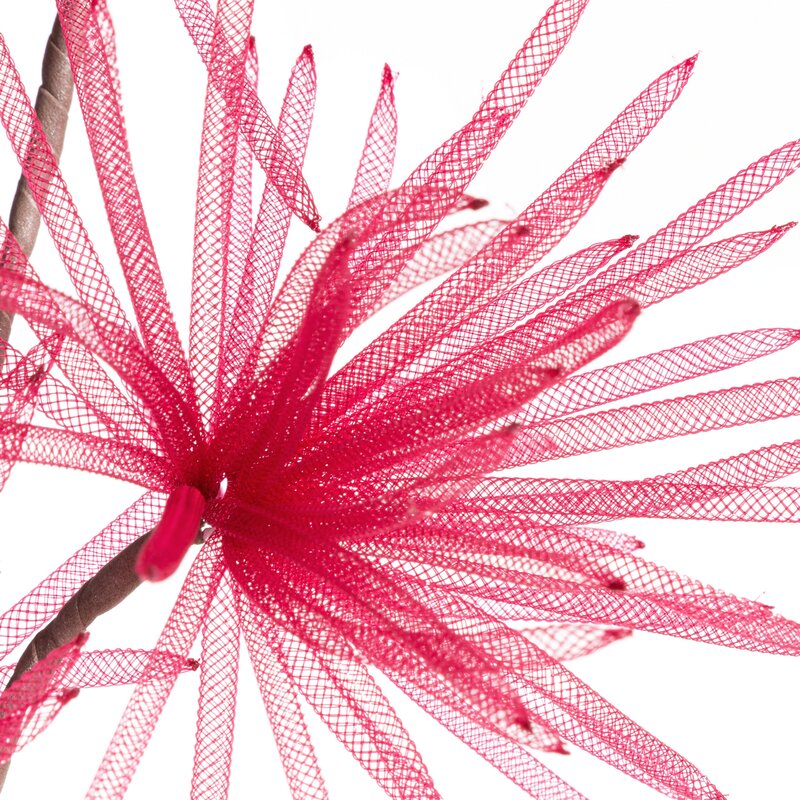 Kwiat organza 5 bordowy O 20 X 80 cm – trwała dekoracja wnętrz