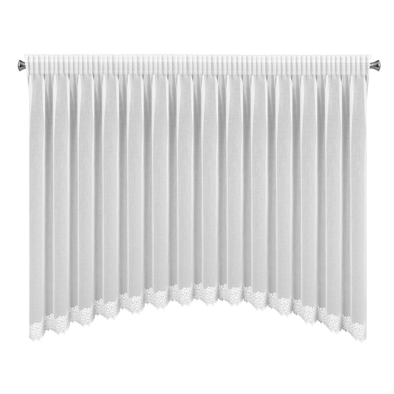 Firana gotowa Hestia biała 400 X 160 cm – lekka i rozświetlająca