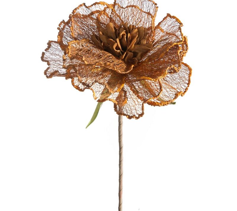 Kwiat dekoracyjny Flore 870 brązowy O 20 X 85 CM – dodaje ciepła wnętrzu