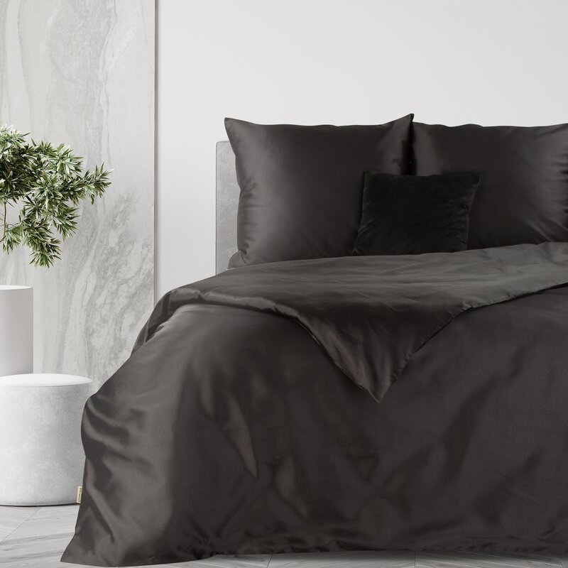 Komplet pościeli HARMONY czarny 160X200 – dla spokojnego snu