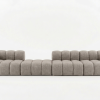 Sofa Tapicerowana Modułowa Arand Line SL+P+S+SP - Duża Kanapa 410 cm z Komfortowym Podłokietnikiem