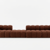 Sofa Tapicerowana Modułowa Arand Line SL+P+S+SP - Duża Kanapa 410 cm z Komfortowym Podłokietnikiem