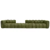 Nowoczesna pikowana sofa modułowa tapicerowana Arand SL+P+S+SP