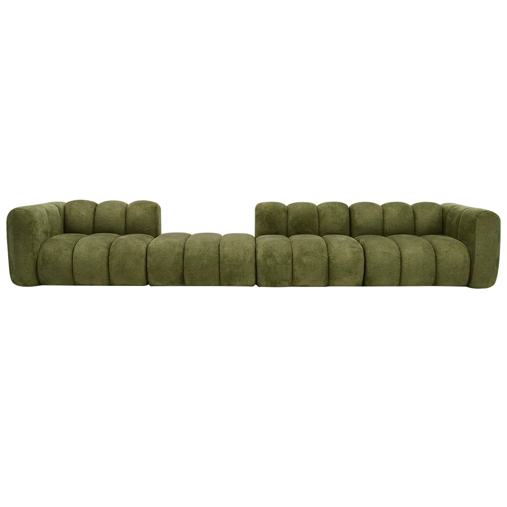 Nowoczesna pikowana sofa modułowa tapicerowana Arand SL+P+S+SP