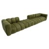 Nowoczesna pikowana sofa modułowa tapicerowana Arand SL+P+S+SP