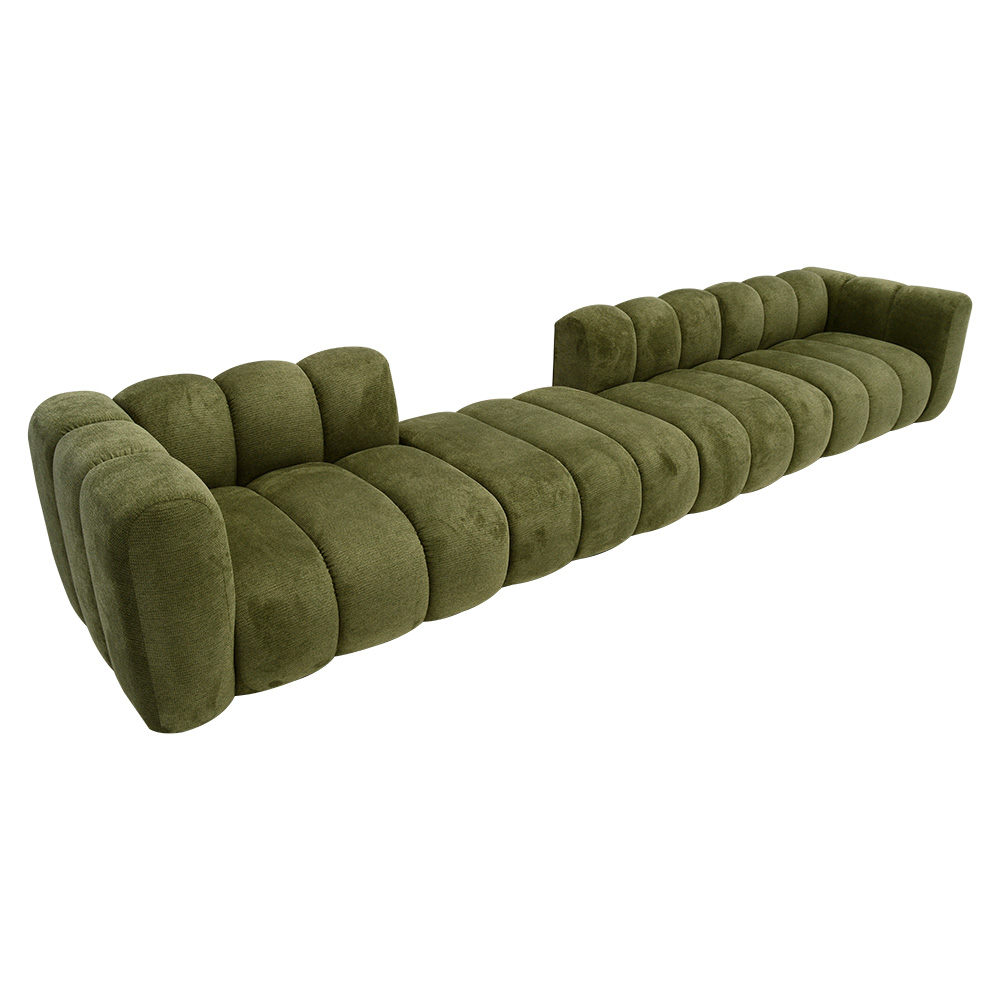 Nowoczesna pikowana sofa modułowa tapicerowana Arand SL+P+S+SP