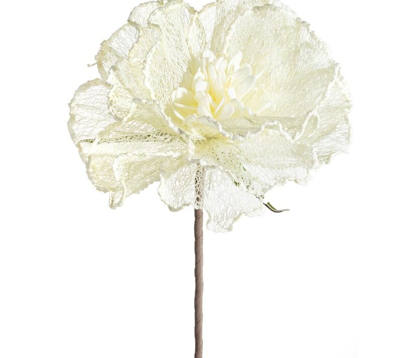 Kwiat dekoracyjny Flore 870 kremowy O 20 X 85 cm – do wazonu i kompozycji