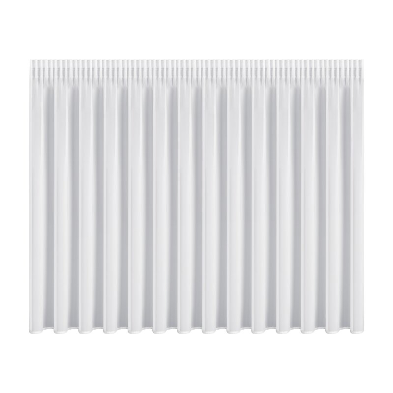 Firana gotowa Dalia na taśmie biała 350 X 150 cm – rozjaśnia wnętrze