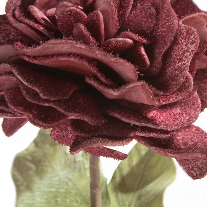 Sztuczny kwiat dekoracyjny Flore ciemnofioletowy O 25 X 75 cm – realistyczny wygląd