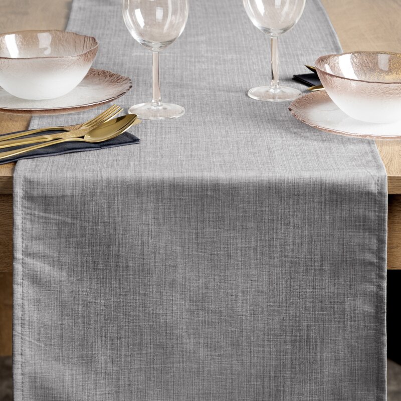Obrus KATE stalowy 140X220 – idealny do jadalni i ogrodu
