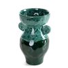 Wazon ceramiczny Laila (02) srebrny 11 X 35 cm – na kwiaty lub ozdoba