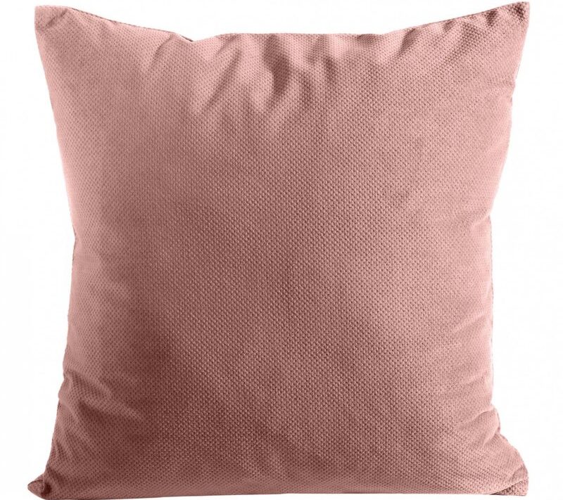 Poszewka welwetowa Milo ciemnoróżowa 45 X 45 cm – miękka i przytulna