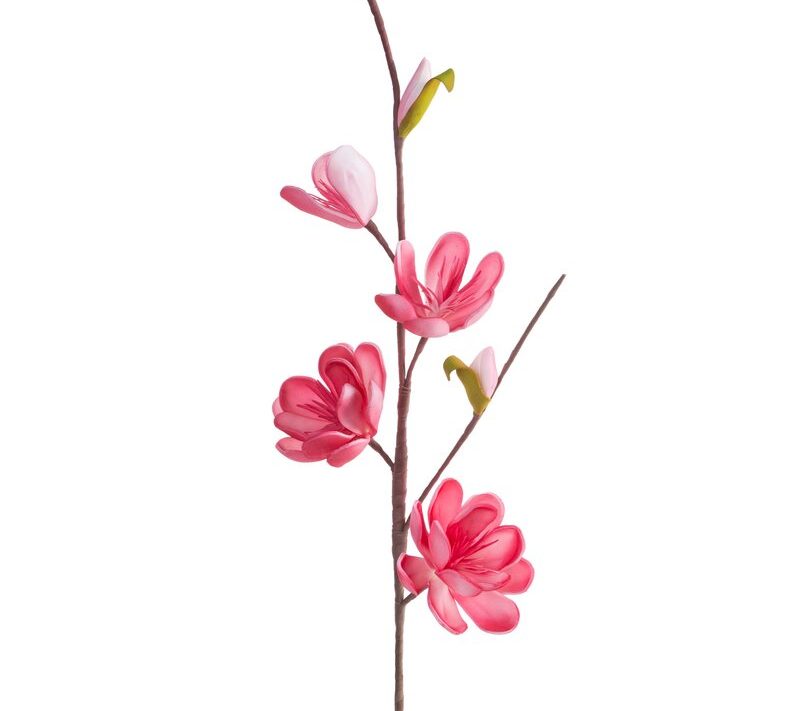 Kwiat dekoracyjny Flore 842 ciemnoróżowy O 12 X 82 CM – romantyczny akcent