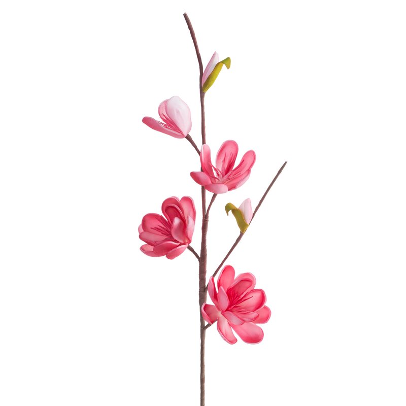 Kwiat dekoracyjny Flore 842 ciemnoróżowy O 12 X 82 CM – romantyczny akcent
