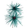 KWIAT ORGANZA 1 O 35 X 90 CM TURKUSOWY